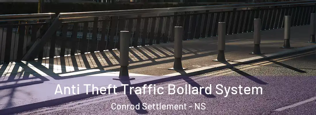 Anti Theft Traffic Bollard System Conrod Settlement - NS