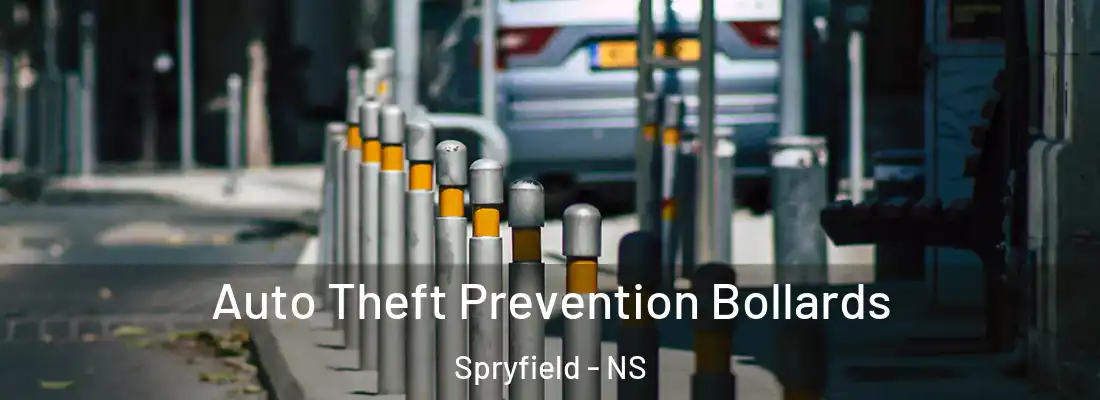 Auto Theft Prevention Bollards Spryfield - NS