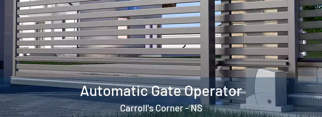 Automatic Gate Operator Carroll's Corner - NS