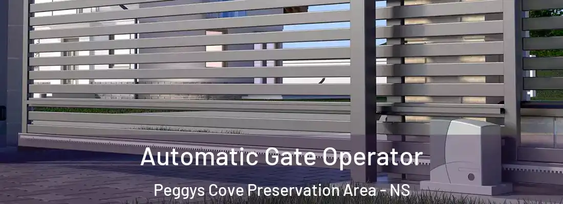  Automatic Gate Operator Peggys Cove Preservation Area - NS