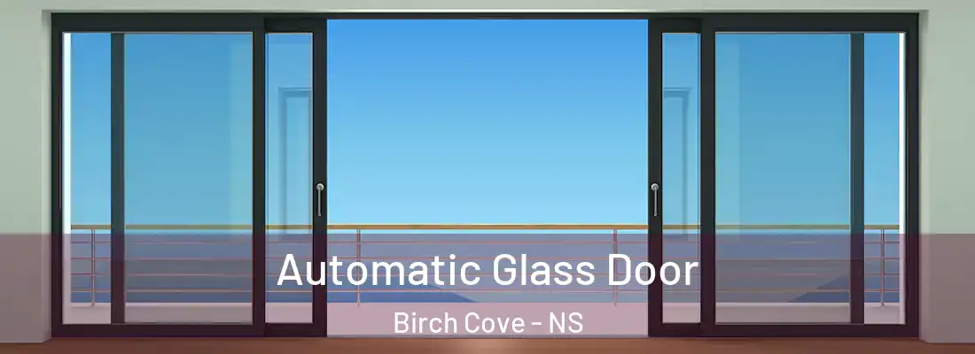 Automatic Glass Door Birch Cove - NS