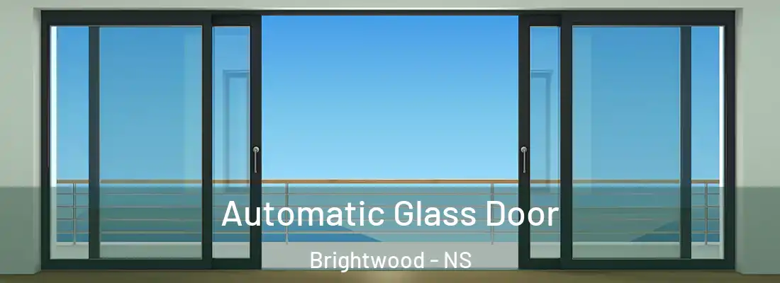 Automatic Glass Door Brightwood - NS