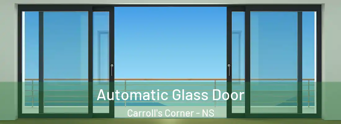 Automatic Glass Door Carroll's Corner - NS
