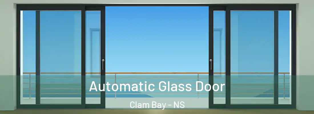 Automatic Glass Door Clam Bay - NS