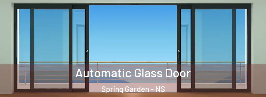 Automatic Glass Door Spring Garden - NS