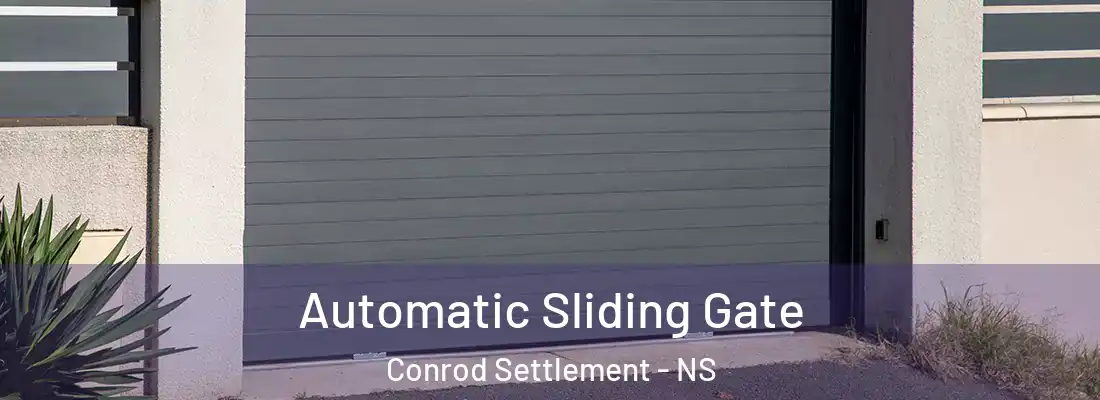 Automatic Sliding Gate Conrod Settlement - NS