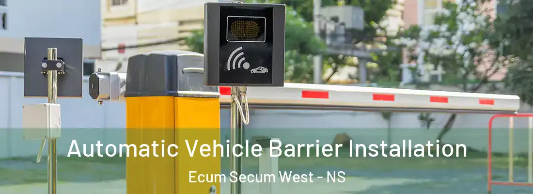 Automatic Vehicle Barrier Installation Ecum Secum West - NS