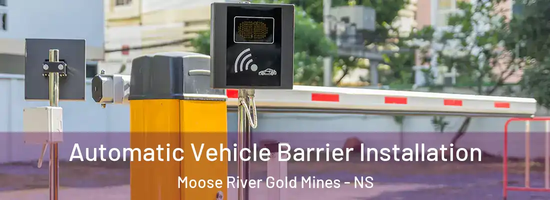 Automatic Vehicle Barrier Installation Moose River Gold Mines - NS