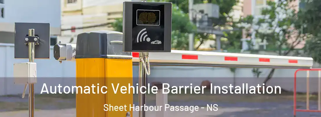  Automatic Vehicle Barrier Installation Sheet Harbour Passage - NS