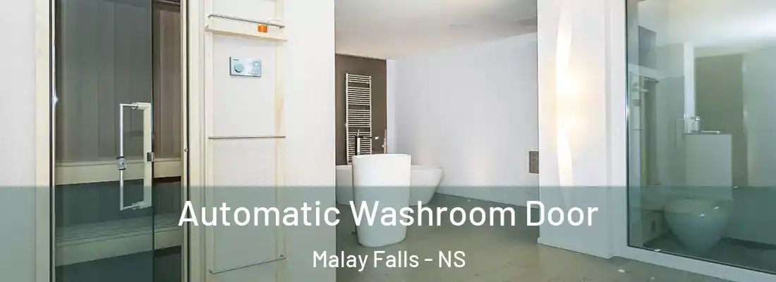 Automatic Washroom Door Malay Falls - NS