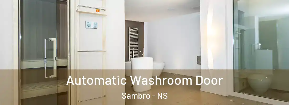Automatic Washroom Door Sambro - NS
