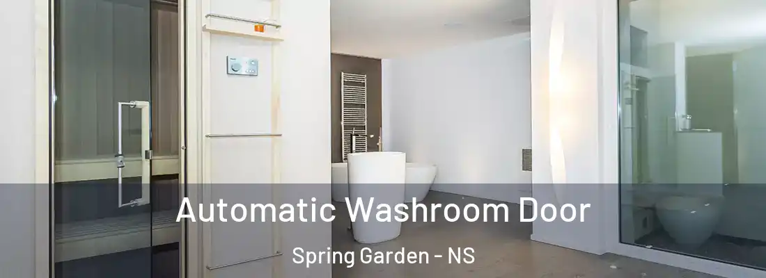 Automatic Washroom Door Spring Garden - NS