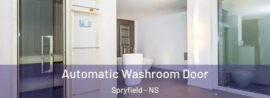 Automatic Washroom Door Spryfield - NS