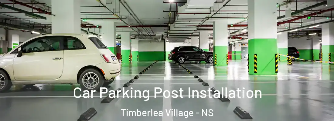 Car Parking Post Installation Timberlea Village - NS