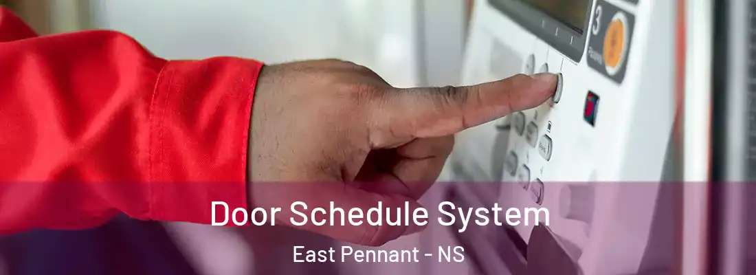  Door Schedule System East Pennant - NS