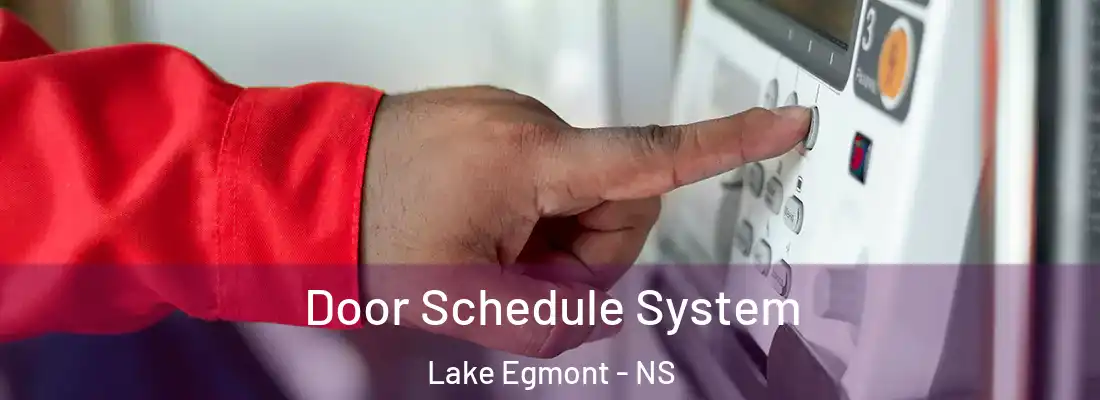 Door Schedule System Lake Egmont - NS