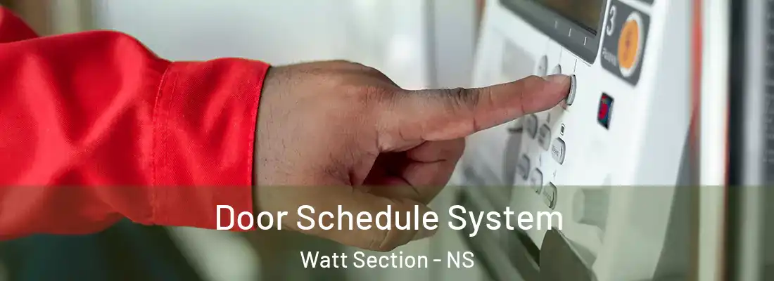 Door Schedule System Watt Section - NS