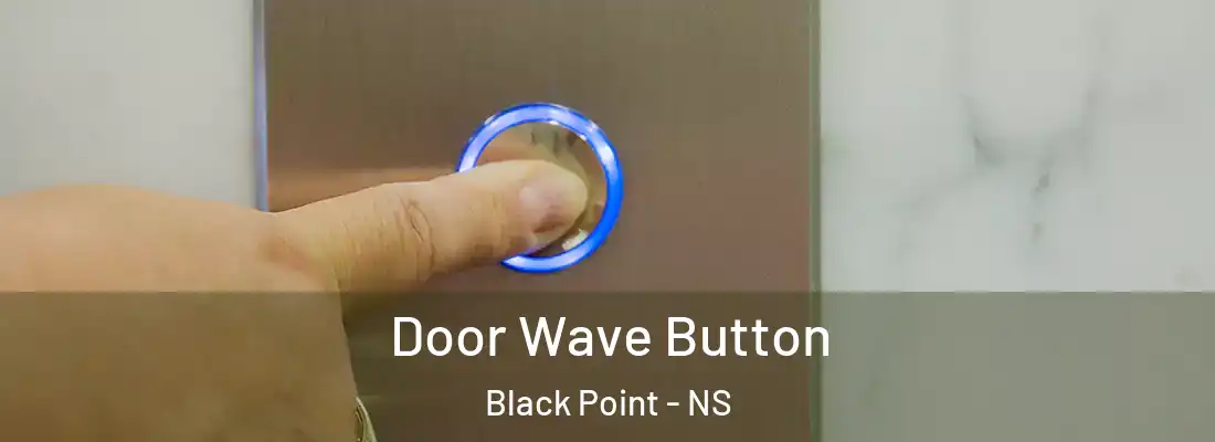 Door Wave Button Black Point - NS
