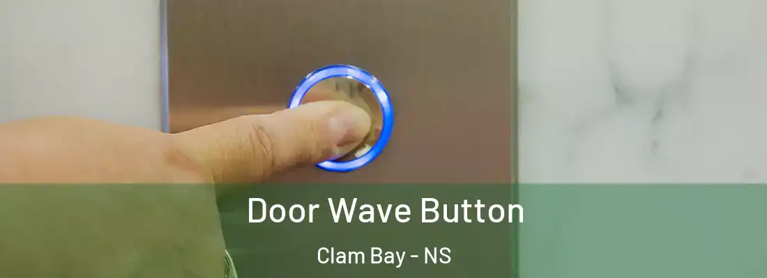 Door Wave Button Clam Bay - NS