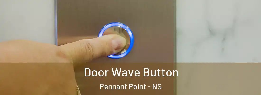 Door Wave Button Pennant Point - NS