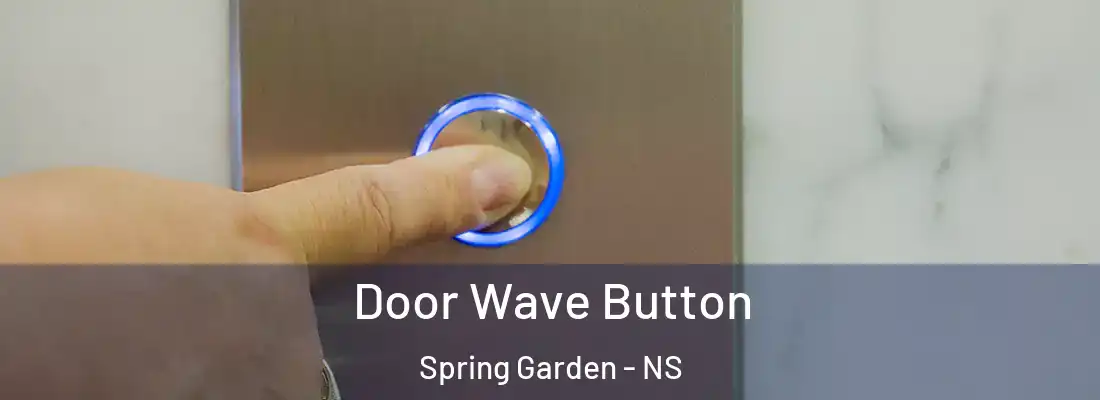 Door Wave Button Spring Garden - NS
