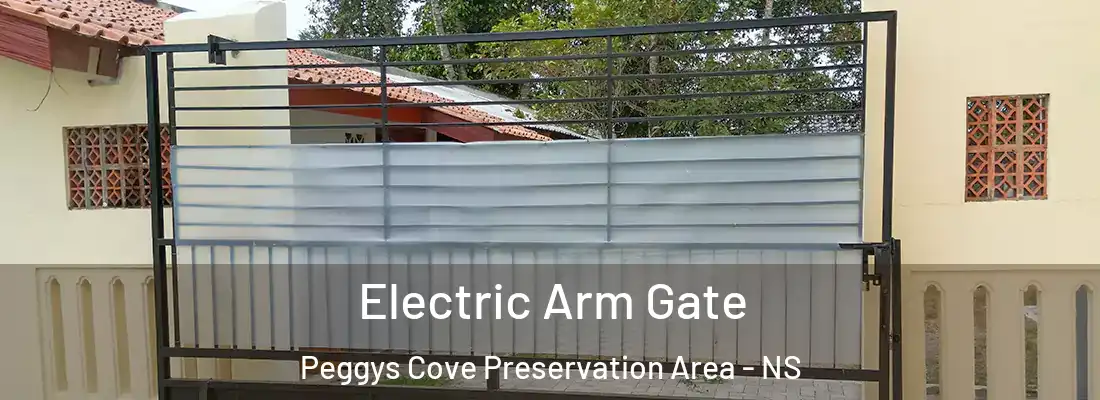 Electric Arm Gate Peggys Cove Preservation Area - NS
