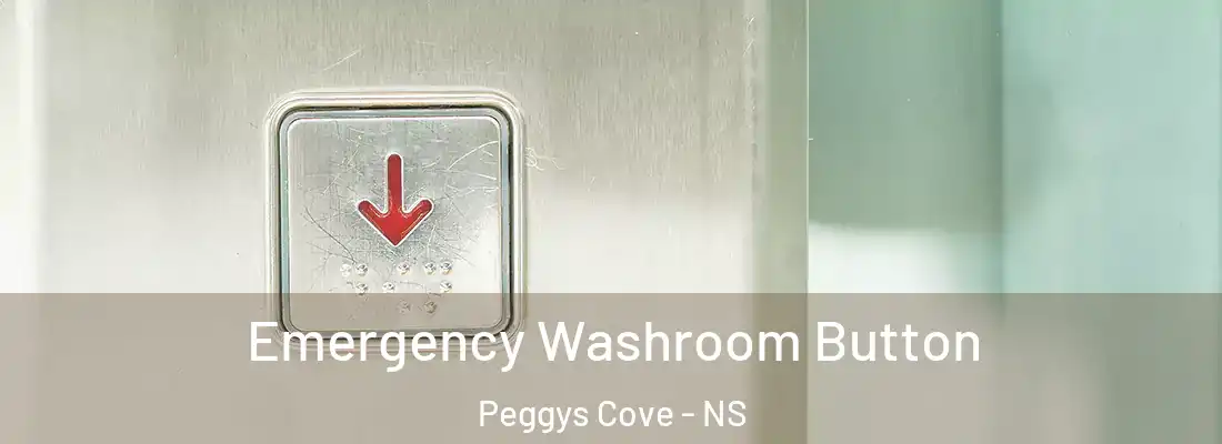 Emergency Washroom Button Peggys Cove - NS