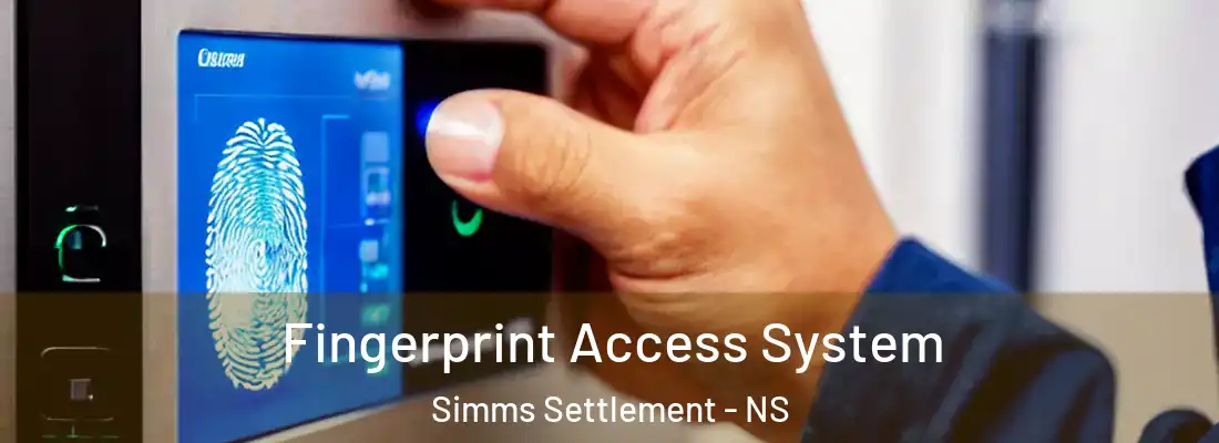 Fingerprint Access System Simms Settlement - NS