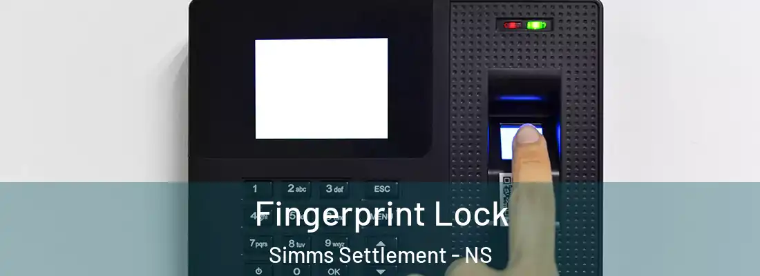 Fingerprint Lock Simms Settlement - NS