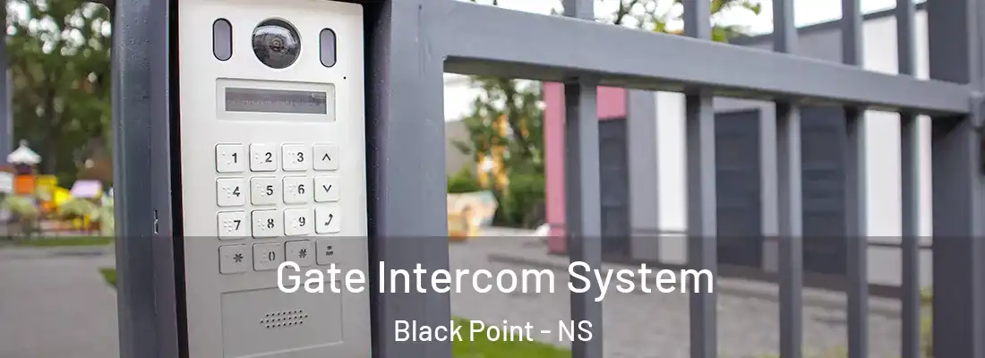 Gate Intercom System Black Point - NS