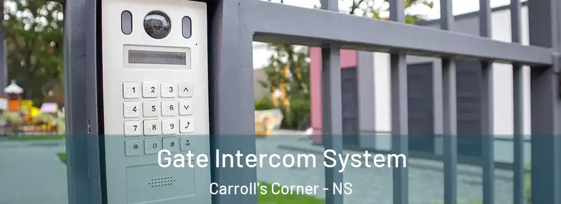 Gate Intercom System Carroll's Corner - NS