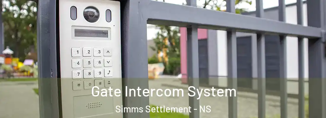 Gate Intercom System Simms Settlement - NS