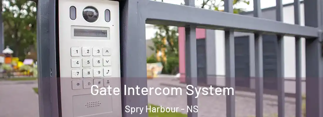 Gate Intercom System Spry Harbour - NS