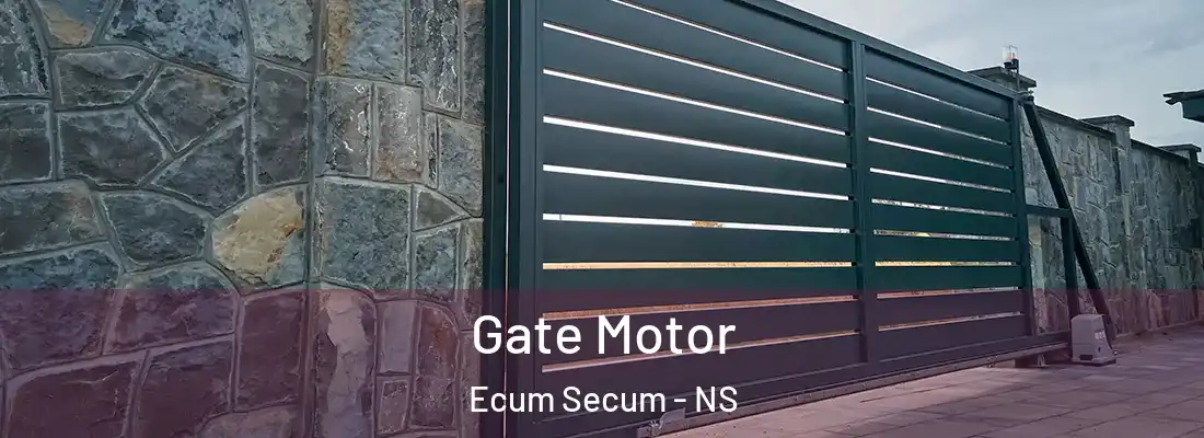  Gate Motor Ecum Secum - NS