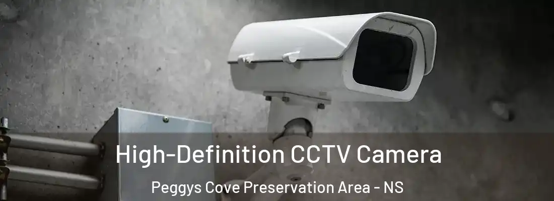 High-Definition CCTV Camera Peggys Cove Preservation Area - NS