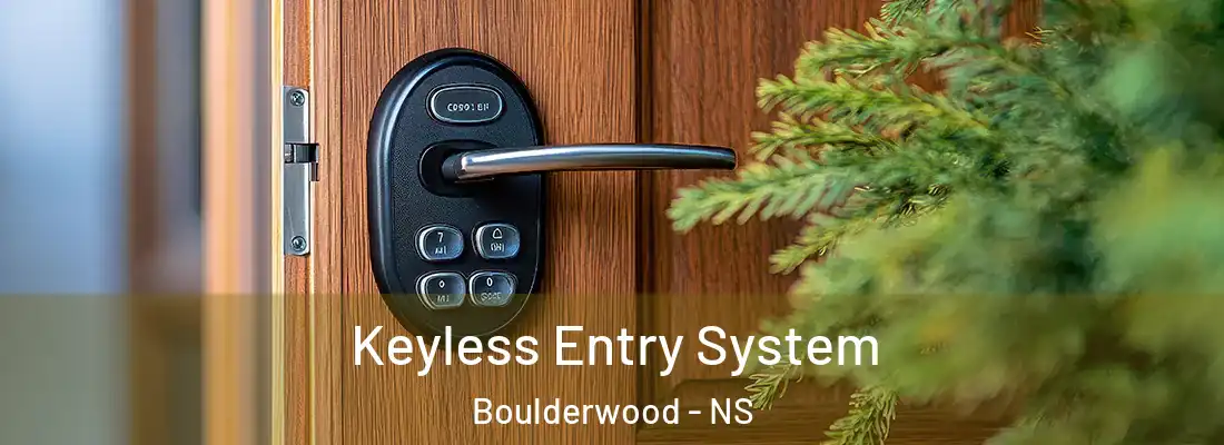  Keyless Entry System Boulderwood - NS