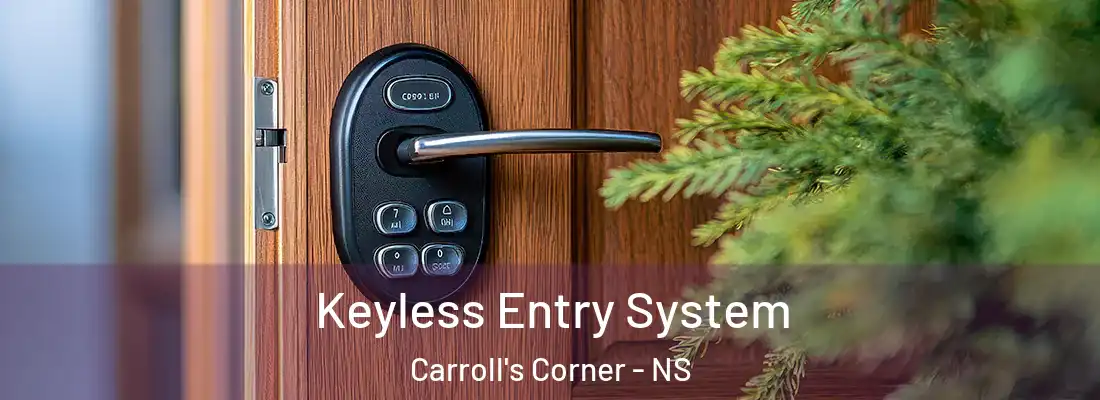 Keyless Entry System Carroll's Corner - NS