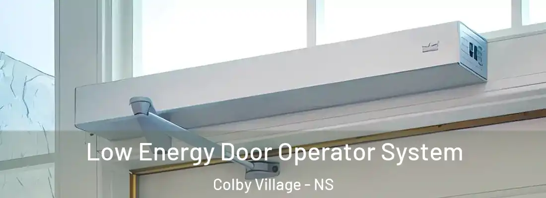 Low Energy Door Operator System Colby Village - NS
