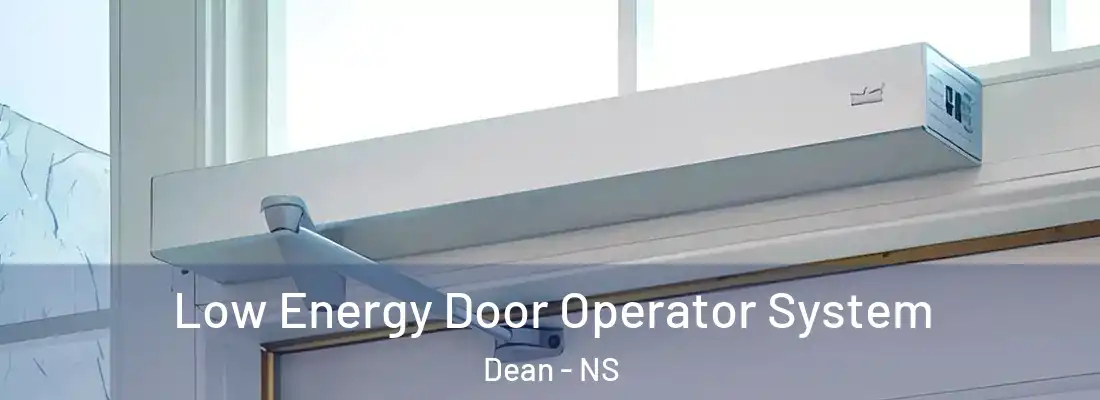 Low Energy Door Operator System Dean - NS