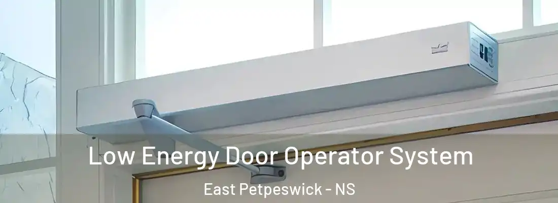 Low Energy Door Operator System East Petpeswick - NS