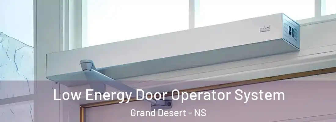 Low Energy Door Operator System Grand Desert - NS