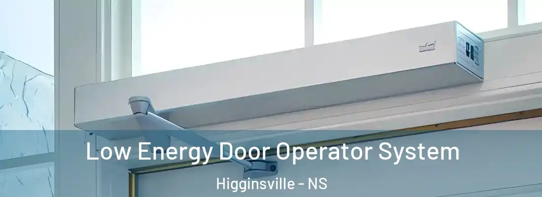 Low Energy Door Operator System Higginsville - NS