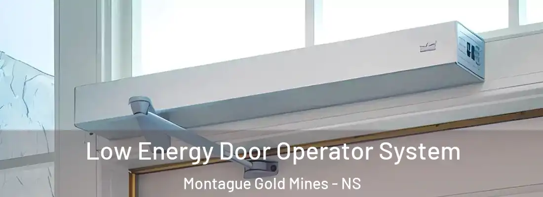 Low Energy Door Operator System Montague Gold Mines - NS