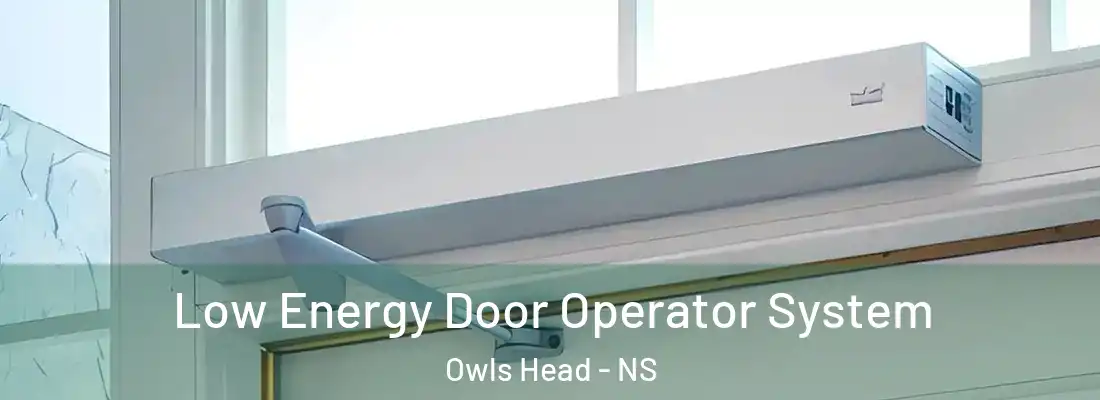  Low Energy Door Operator System Owls Head - NS