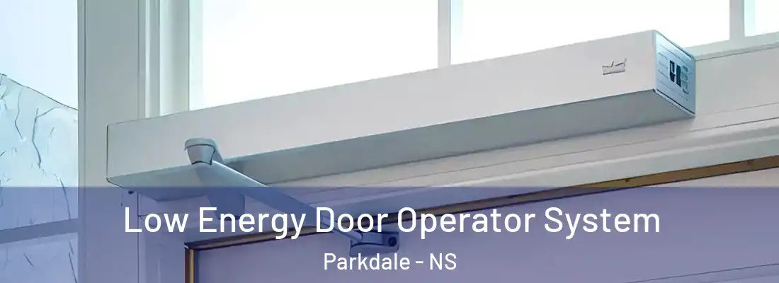 Low Energy Door Operator System Parkdale - NS