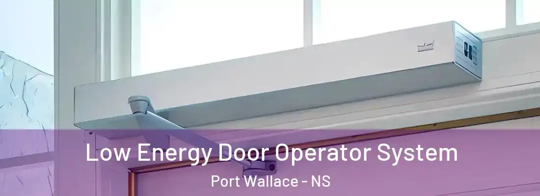  Low Energy Door Operator System Port Wallace - NS
