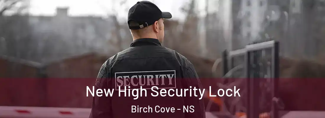 New High Security Lock Birch Cove - NS
