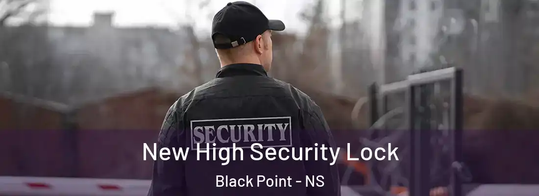 New High Security Lock Black Point - NS