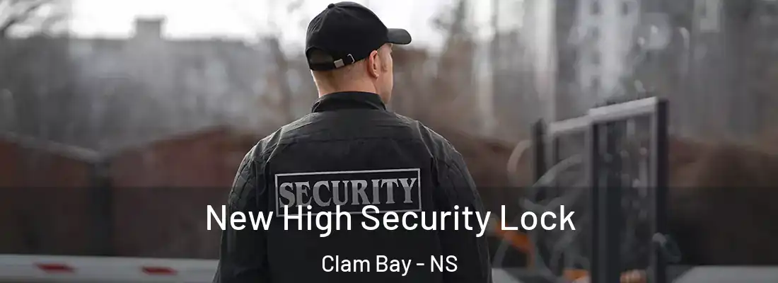 New High Security Lock Clam Bay - NS
