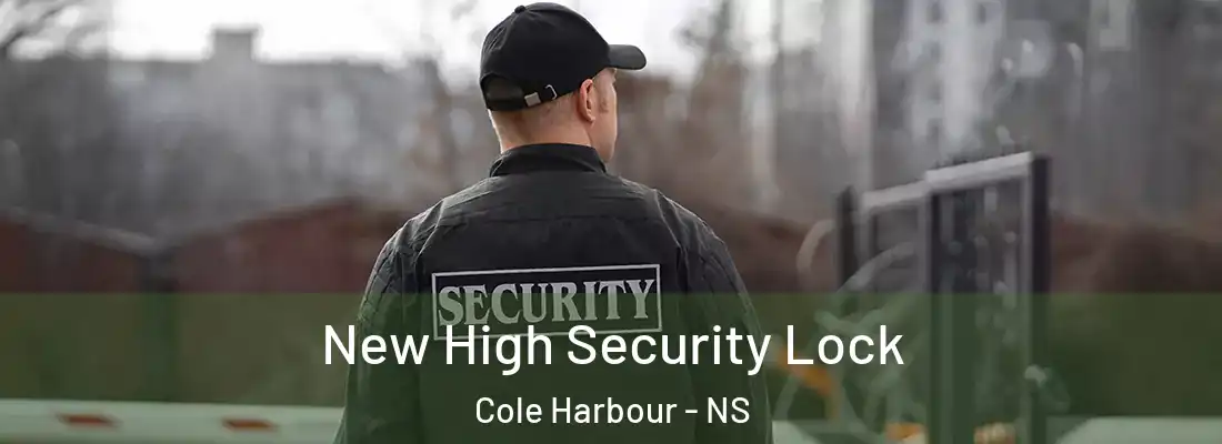New High Security Lock Cole Harbour - NS